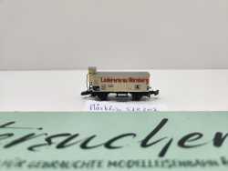 Märklin Z DC 82519 Kühlwagen mit Bremserhaus "Ledererbräu" aus Set / DRG