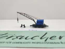 Märklin Z DC 8621 Kranwagen inkl. Stützbock / Kranhaus drehbar / Krupp Ardelt