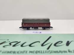 Märklin Z DC 8622 offener Güterwagen E 037 (Omm 52) mit Plane / DB