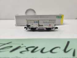 Mini Trix N DC 155926 /  gedeckter Güterwagen der Bauart G 02 / DB / Ep. III /„Heiermann“  / OVP