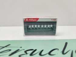 N-Train N 211015 Abfalleimer Metall silbern 8 Stck / unbenutzt / 1:160 / OVP