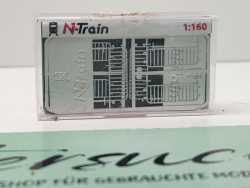 N-Train N 212.16 6x Straßenabsperrgitter Messing geätzt / unbenutzt / 1:160 / OVP