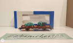 Roco H0 AC 44795 Rungenwagen mit Ladung / Käfer und Muldenkipper / K / DB / OVP