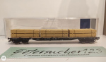 Roco H0 AC 76773 Rungenwagen mit Holzstapeln / K / DB / OVP