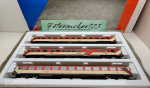 Roco H0 AC 2x 44229 "TUI-Ferien-Expr" 2.Kl 1X 44228 "TUI Treff" Gesellschaftswg / NEM / DB / EVP