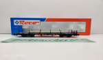 Roco H0 DC 46490 Flachwagen mit Ladung Schienenprofile / Ss 15 / DB / OVP