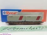 ROCO H0 DC 47033 Einheitstaschenwagen "DSB Gods" 2x 20' / Sdgmns / NEM / DSB / OVP