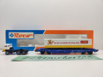 Roco H0 DC 48013 Taschenwagen „Steiff" + Zugmaschine / Sdkms707 / NEM / DB / OVP
