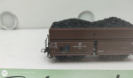 Roco H0 DC 5233 Großraumgüterwagen  / 4-Achser / DR / Braun
