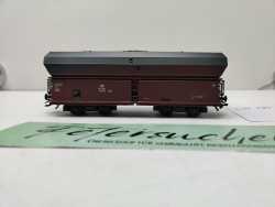 Roco H0 AC 614 284 / vierachsiger Großraum-Selbstentladewagen / NEM / DB / Ladegut Kohle