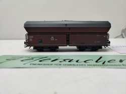 Roco H0 AC 614 782 / vierachsiger Großraum-Selbstentladewagen / NEM / DB / Ladegut Kohle
