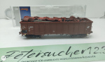 Roco H0 AC 66096/1 offener Güterwagen Ladegut geklebt / ÖBB / Braun / OVP