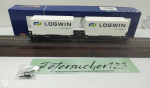 Roco H0 DC 66583 Containertragwagen Logwin DB-AG  OVP