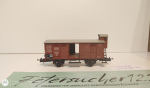 Trix H0 AC 23582 ged. Güterwagen m. Bremserhaus / NEM / DRG