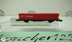 Mini Trix N DC 15298 Containertragwagen  DB Rot OVP