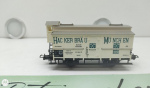 Trix H0 AC 3646 gedeckter Güterwagen mit Bremserhaus "Hackerbräu" / DRG