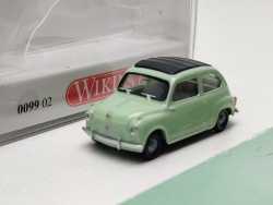 Wiking H0 0099 02 Fiat 600 / 1:87 / OVP