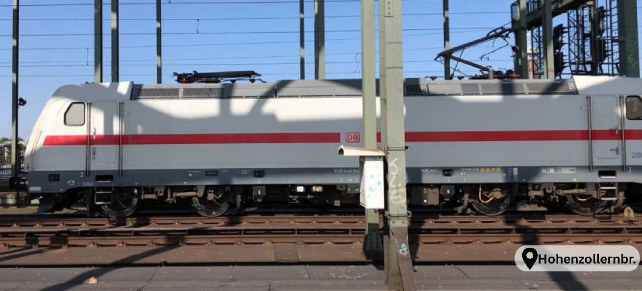 Köln Hohenzollernbrücke IC