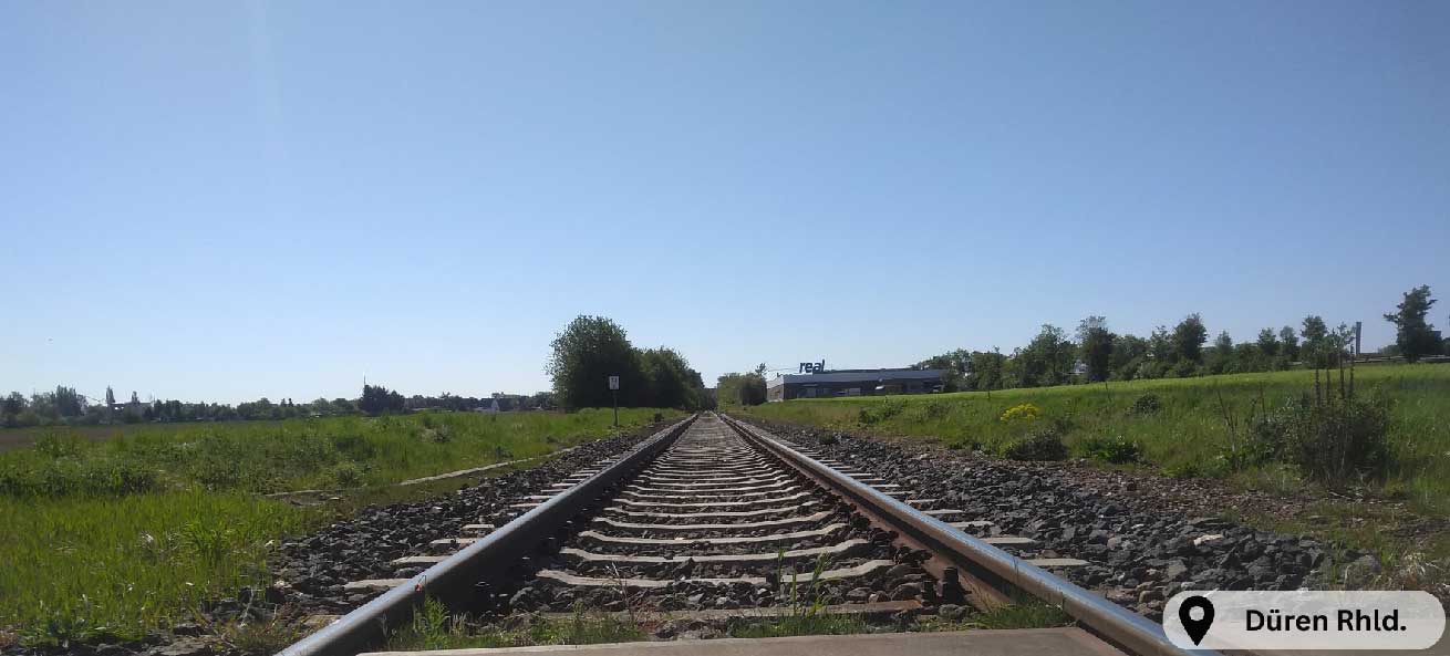 Bahnübergang bei Düren